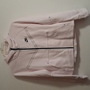 Nike Sportswear Tech Fleece Windrunner Women's Light Pink Full Zip Hoodie Sz. M